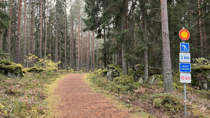 Konditionsbanan i Gråberg.