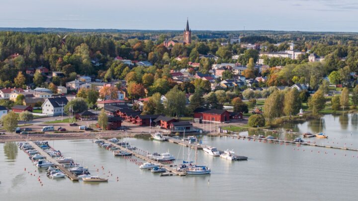 Höstens färger i Lovisa.